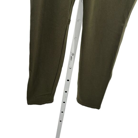 Talbots Green Lexington Ponte Knit Skinny Ankle Pants - Picture 4 of 12